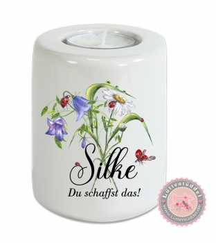 Preview: Blumentopf Mutmacher Glück Marienkäfer ich DENK AN DICH Krankenhaus..... Genesung Wunsch Dankeschön, Abschied, , Geschenk, von Lüttentüddel